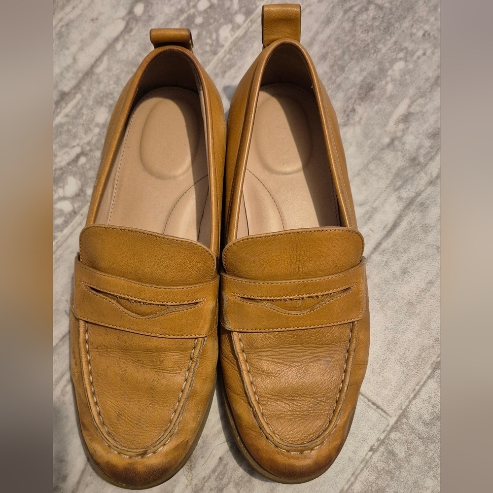 Cole Haan Tan Leather Loafers